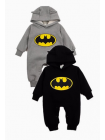 Теплый детский человечек с капюшоном на флисе Batman 